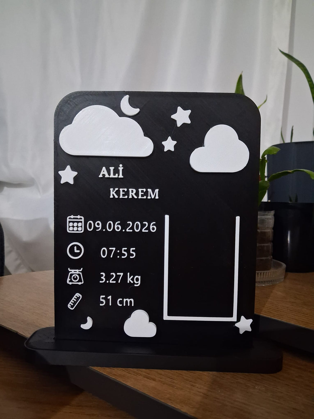 Bebek Anı Fotoğraf Çerçevesi